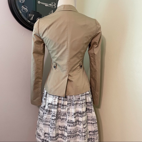 Banana Republic 00P Khaki Cotton Blazer - Picture 4 of 8